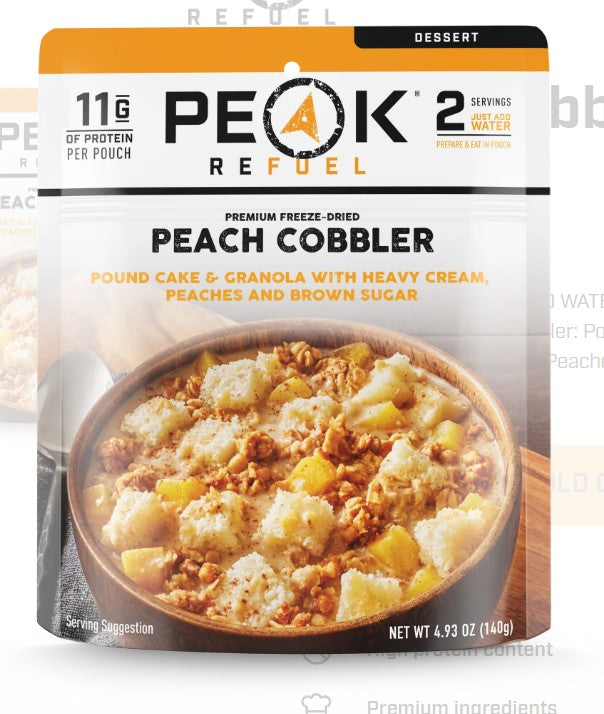 Peak Refuel Cobbler Desserts!