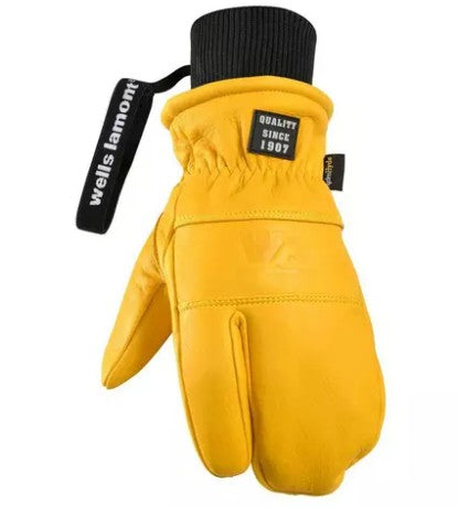 Wells Lamont Working Crew Finger Mitten-Saddletan- S