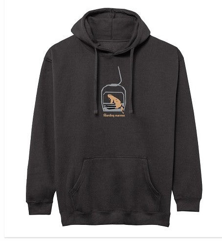 Locale Bi-Blend Hood- Black W/ Marmot Logo Size L