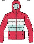 Swix Nordland Junior Girls' Down Jacket- Teaberry- 116/6