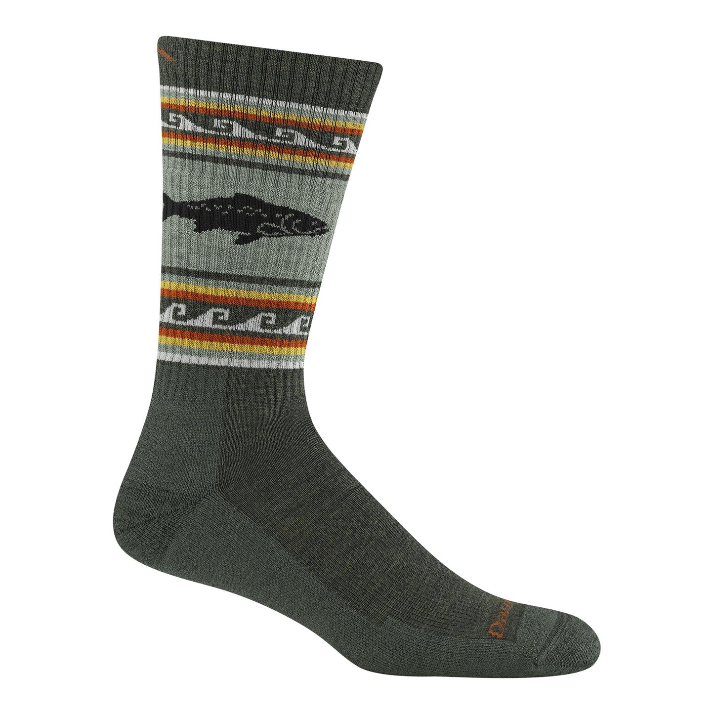 Darn Tough (Vangrizzle Boot Midweight Hiking) M's Trout River, Med