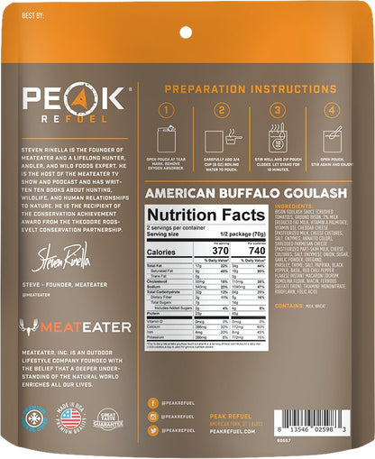 Peak Refuel MeatEater American Buffalo Goulash