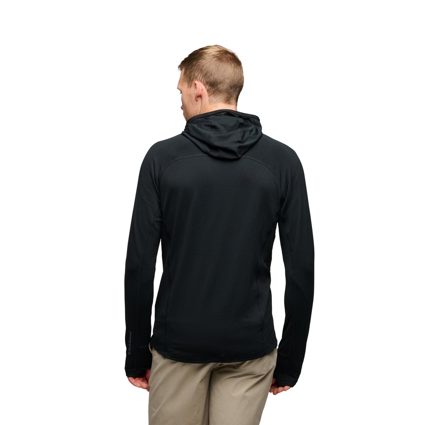 Black Diamond Men's Coefficient LT Hybrid Hoody- Black - Med
