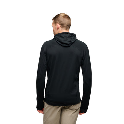 Black Diamond Men's Coefficient LT Hybrid Hoody- Black - Med
