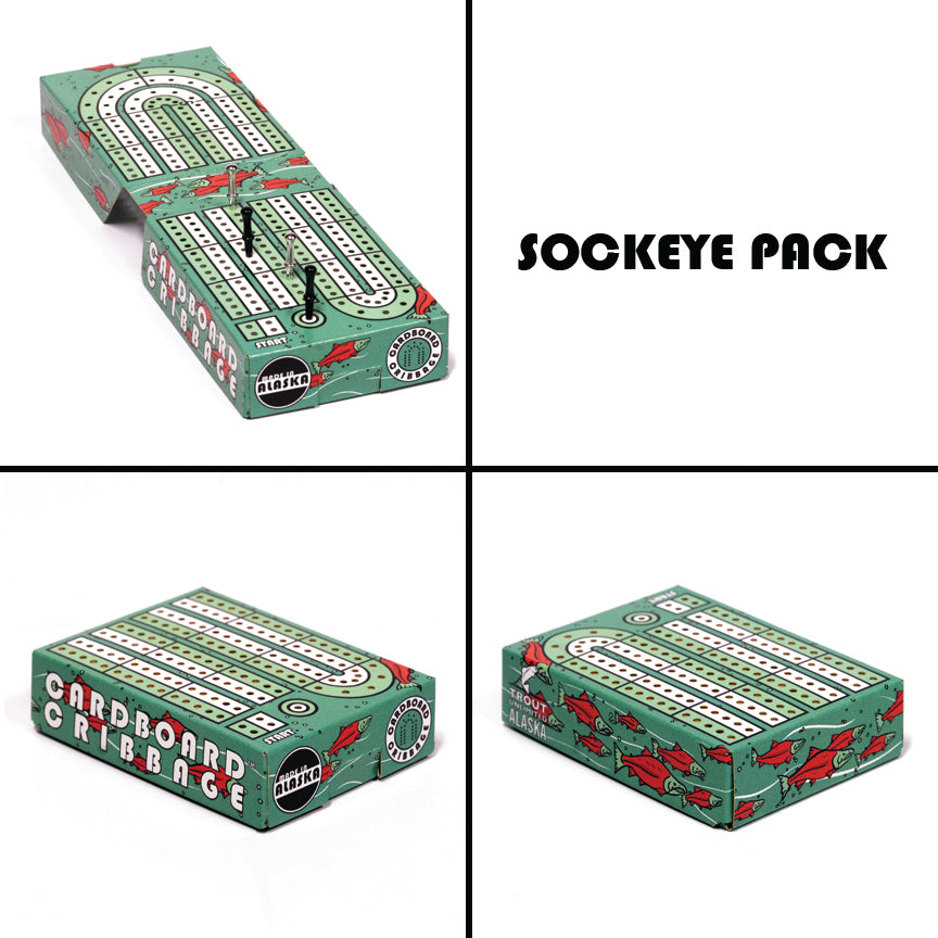Cardboard Cribbage Misc. Art Adventure Collection SOCKEYE