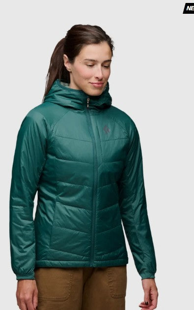 Black Diamond W SOLUTION 2.0 HOODY Color: 3062-Deep Woods, Size: MED