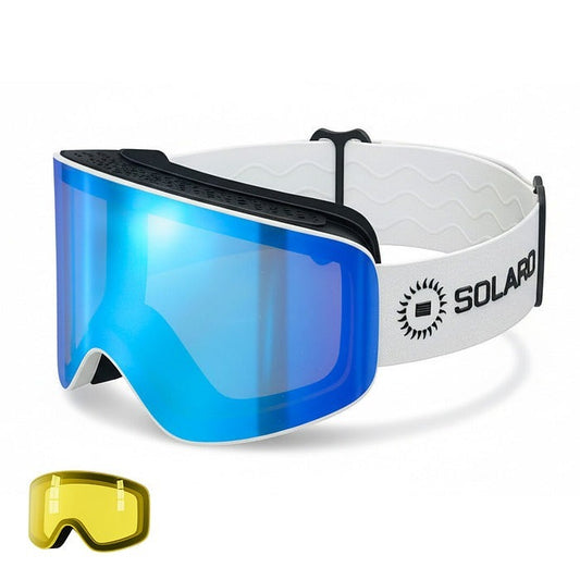Solaro Shades Glacial Drift/Blue (Magnetic) Goggles