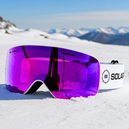 Solaro Shades Purple Bloom (Magnetic) Goggles