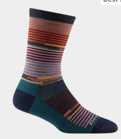 Darn Tough W's Socks 1692-N, Navy, M "Pixie Crew Lightweight Lifestyle Socks"