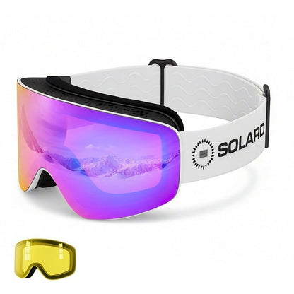Solaro Shades Purple Bloom (Magnetic) Goggles