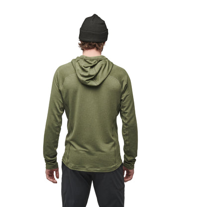 Black Diamond Men's Coefficient LT Hybrid Hoody- Tundra/Black- S