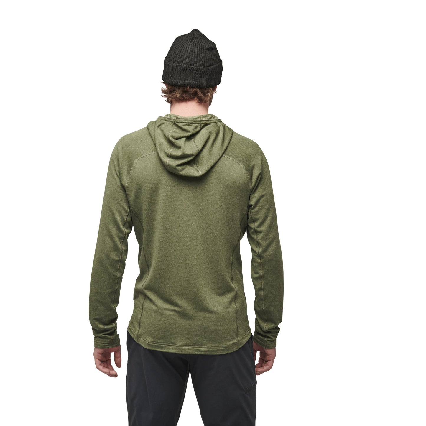 Black Diamond Men's Coefficient LT Hybrid Hoody- Tundra/Black- XL