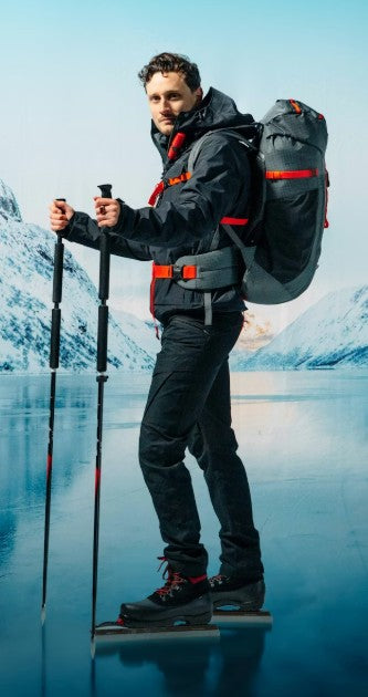 Lundhags Torne Backcountry  Nordic Skates in Oak