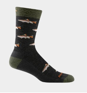 Darn Tough M's Spey Fly Crew LW Cush Socks Large