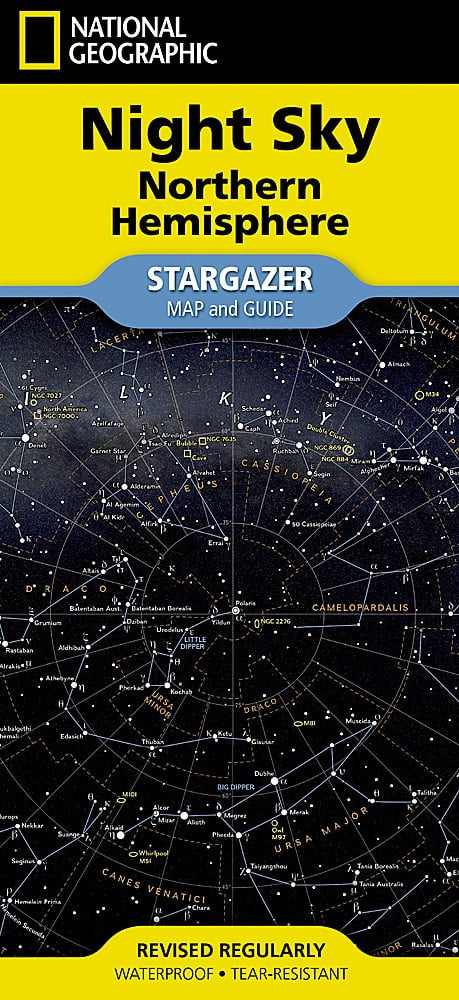 National Geographic Night Sky - Northern Hemisphere [Stargazer folded]