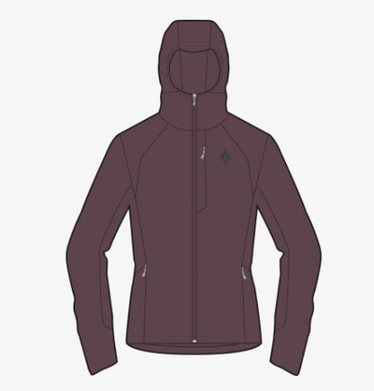 Black Diamond Women's First Light 2.0 Stretch Hoodie- Fig