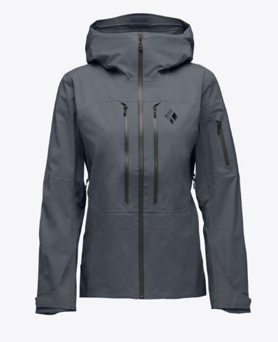 Black Diamond Women's Recon LT Stretch Shell- Carbon