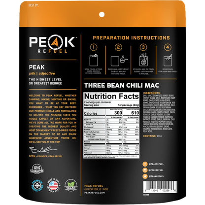 Peak Refuel Three Bean Chili Mac