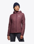 Black Diamond Women's First Light 2.0 Stretch Hoodie- Fig