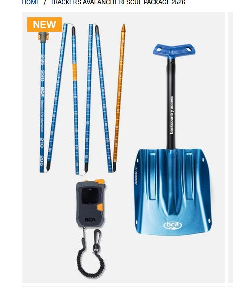 BCA TRACKER S AVALANCHE  RESCUE PACKAGE