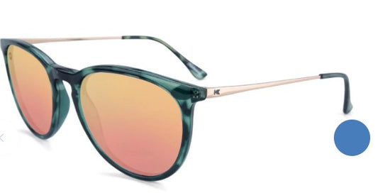 Knockaround MJRO3115 Slate Tortoise Shell / Rose Gold Mary Janes Sunglasses
