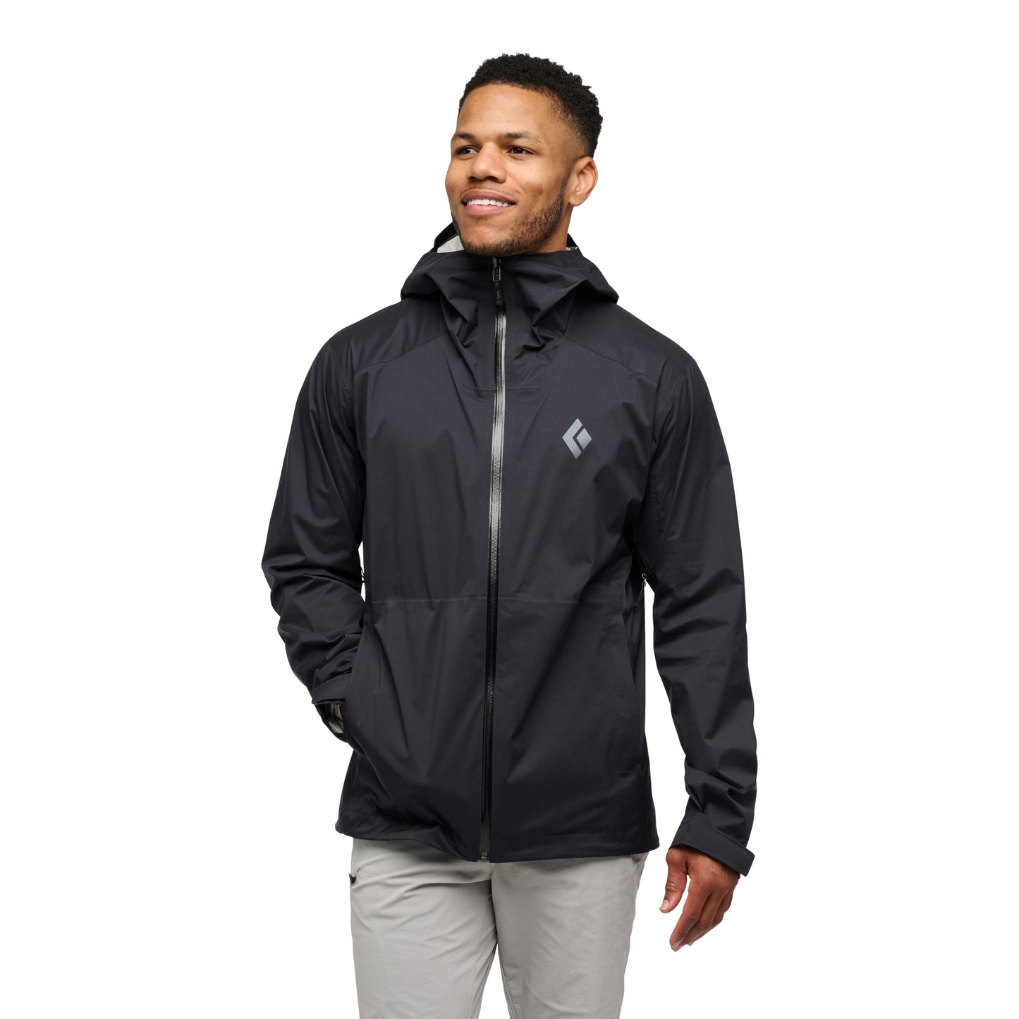 Black Diamond Men's Fineline Stretch Shell- Black - Med