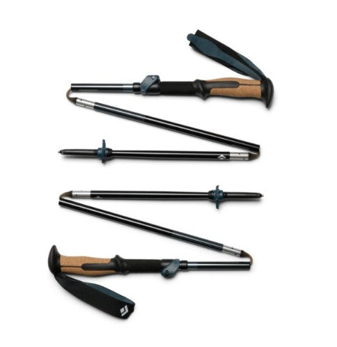 Black Diamond TRAIL VISTA FLZ TREKKING POLES 125cm Midnight Blue