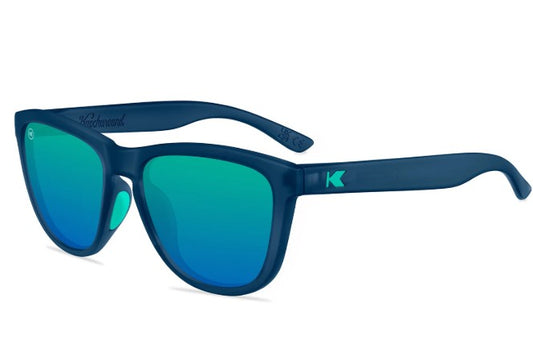 Knockaround PSMT3182 Rubberized Navy / Mint Premiums Sport Sunglasses