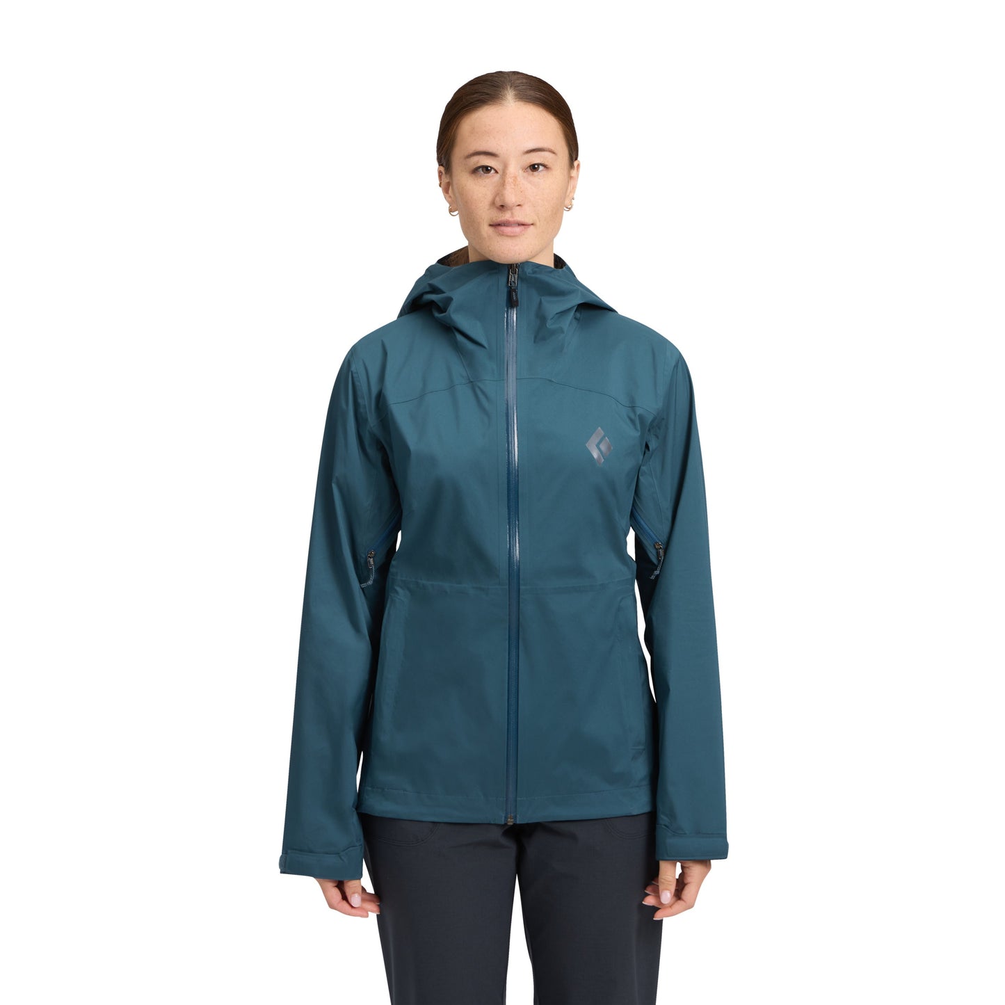Black Diamond Women's Fineline Stretch Shell- L - Midnight Blue