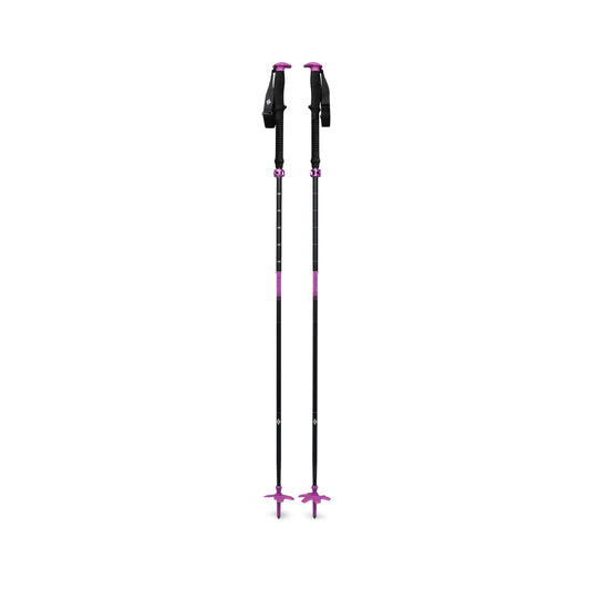 Black Diamond EXPEDITION SKI POLES 100-140cm Alpine Poles- Piton Purple