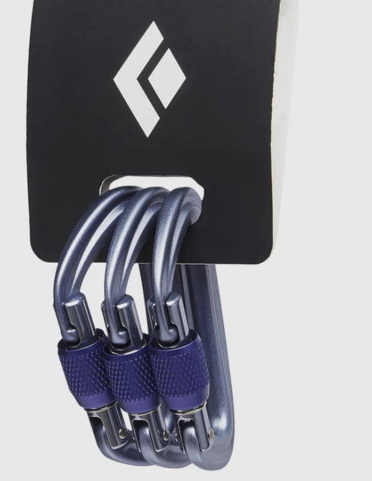 Black Diamond Liteforge Screwgate Carabiner 3-pack