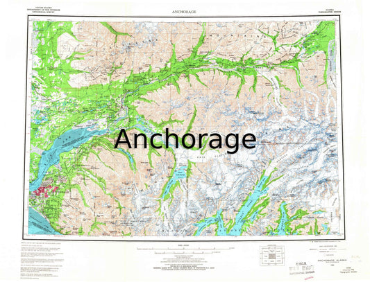 Anchorage 1:63,360 USGS Maps - The Hoarding Marmot