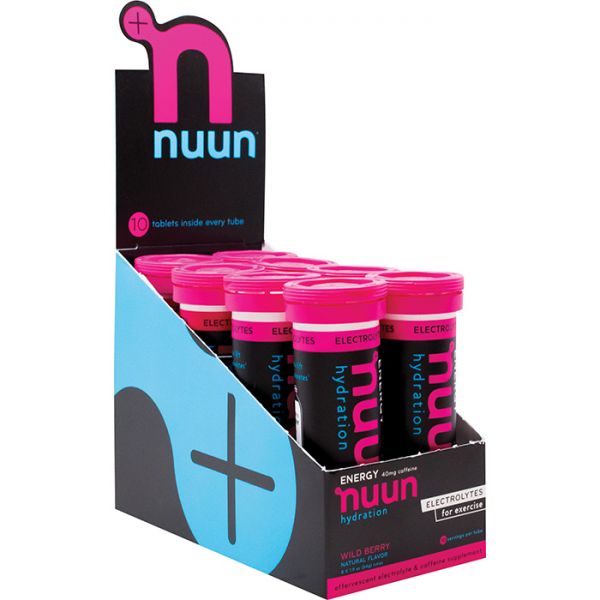 NUUN SPORT+CAF WILD BERRY TABS