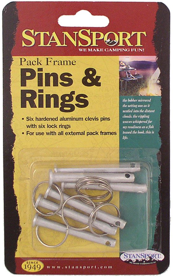 Stansport Clevis Pin & Rings (6 Pack) - The Hoarding Marmot