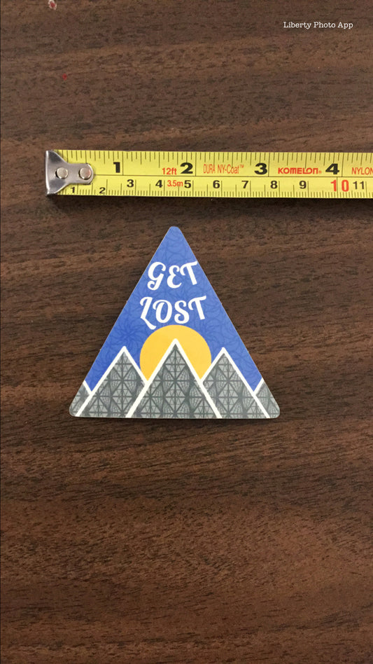 'Get Lost' Sticker - The Hoarding Marmot