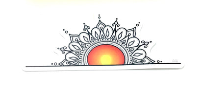 'Mandala Sunrise' Sticker